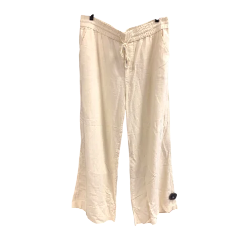 women's linen pantsPants Wide Leg By Divided In Yellow, Size: L