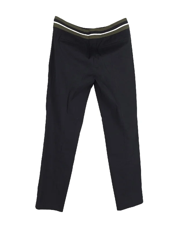 women's wool pantsPrada Trousers in Black Cotton