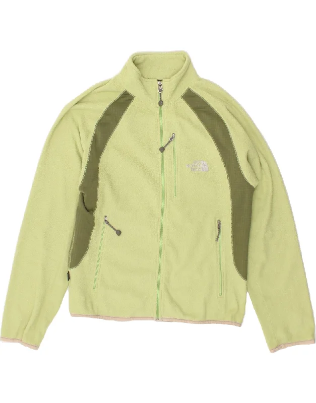 women's coats with Victorian-era influencesTHE NORTH FACE Womens Fleece Jacket UK 12 Medium Green Colourblock