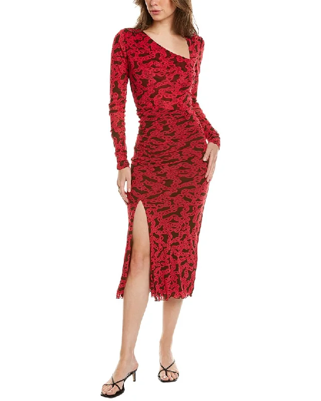 Satin DressDiane von Furstenberg Edyna Midi Dress