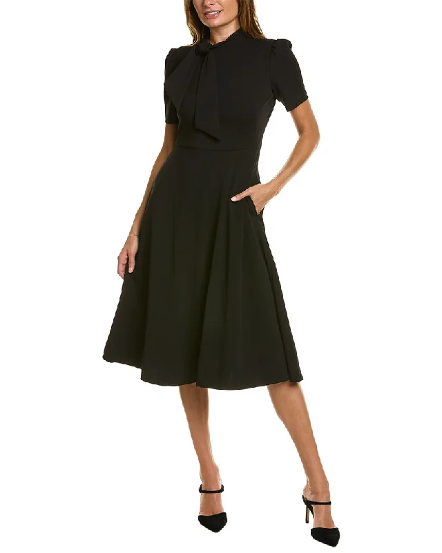 women's trendy dressesMaggy London Tie-Neck Midi Dress