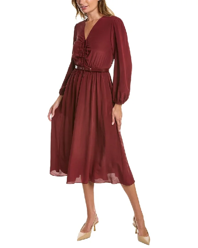 Fit-And-Flare DressMax Mara Studio Campo Silk Midi Dress