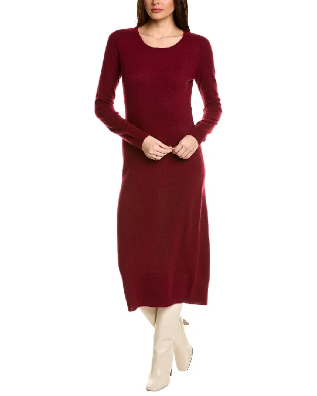 women's beach dressesphilosophy Bateau Neck Cashmere Midi Dress