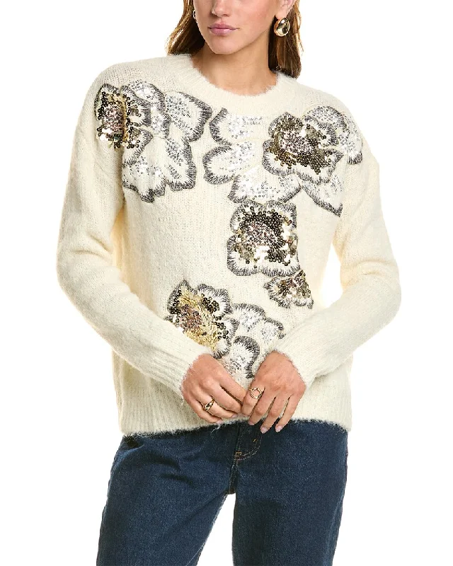 Crewneck Fair Isle SweatersBeulah Wool-Blend Sweater