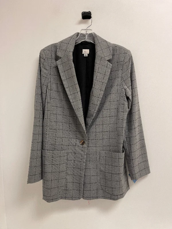 women's coats with asymmetrical hemsBlazer By A New Day In Grey, Size: S