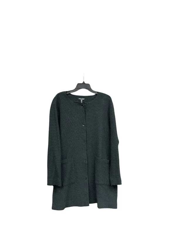 women's coats for glamorous eveningsBlazer By Eileen Fisher In Black, Size: Xl