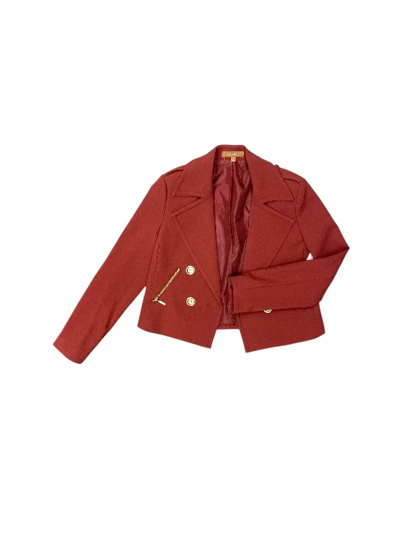 women's coats for layeringBlazer By Ellen Tracy In Red, Size: S