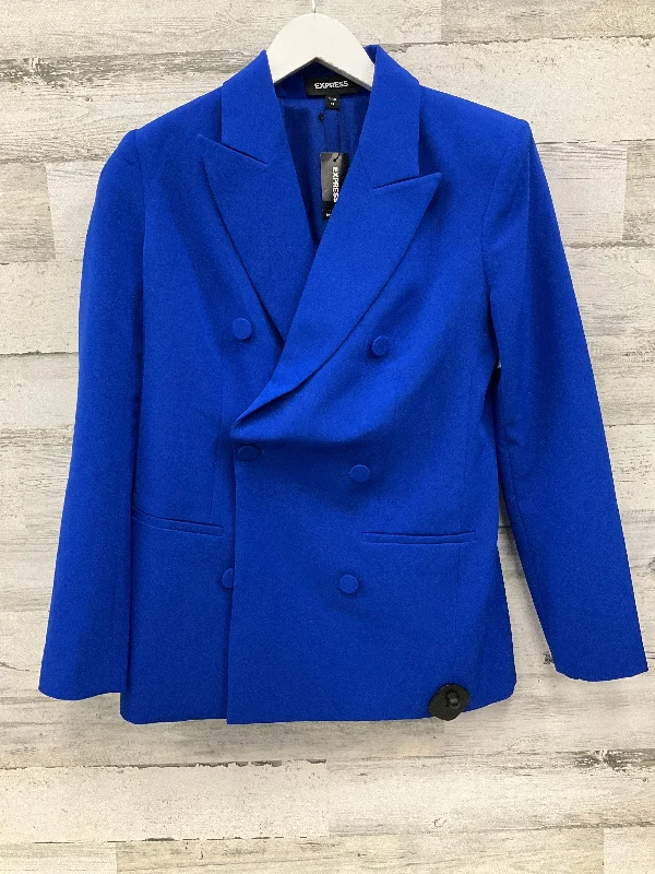 women's trench coatsBlazer By Express In Blue, Size: Xs