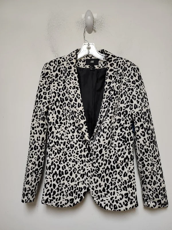 modern women's coatsBlazer By H&m In Animal Print, Size: L