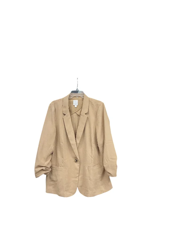 women's coats for ice skatingBlazer By Lc Lauren Conrad In Tan, Size: Xl