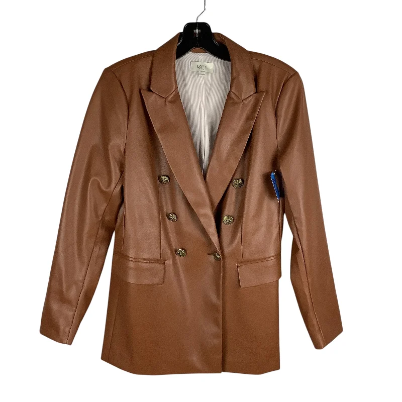 leather coats for womenBlazer By Loft In Brown, Size: 6 petite