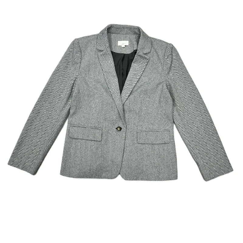 women's coats with Victorian-era influencesBlazer By Loft In Grey, Size: M