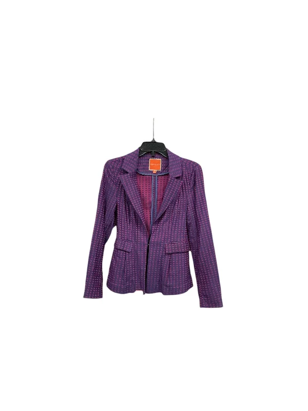 women's coats with oversized fitsBlazer By Modcloth In Pink & Purple, Size: S