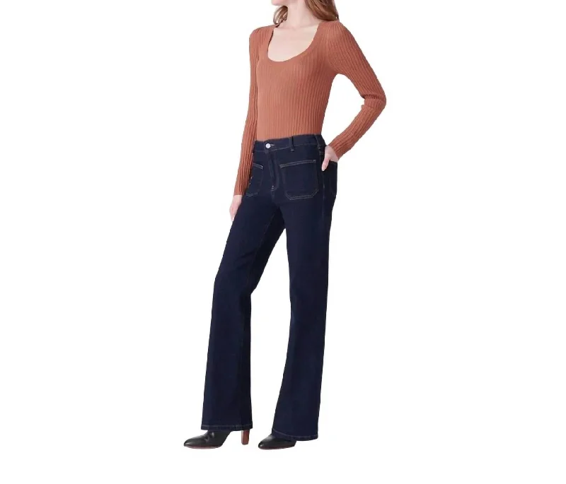 Dompay Flare Jeans In Indigo