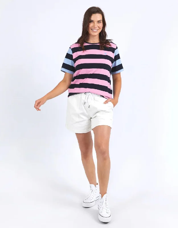 women's tops for those who want to show off their figure in a flattering wayElm Eden Stripe Tee