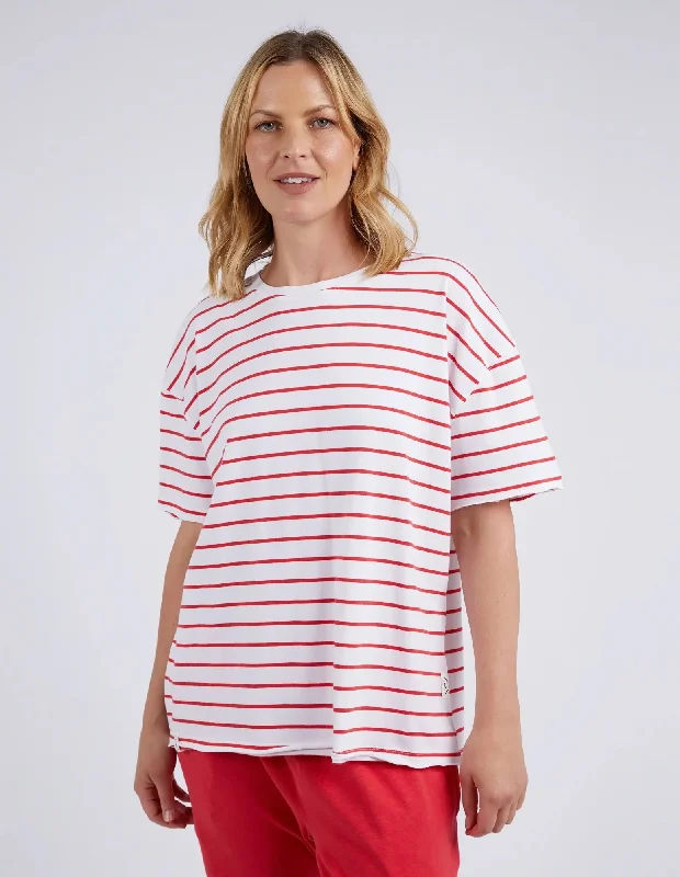 women's tops for those who value both quality and affordabilityElm Winona Stripe S/S Tee