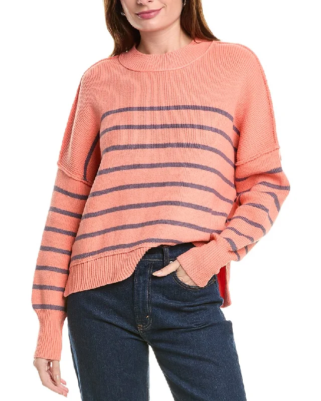 Fashionable Funky Hooded Cashmere SweatersFATE Dropped-Shoulder Sweater