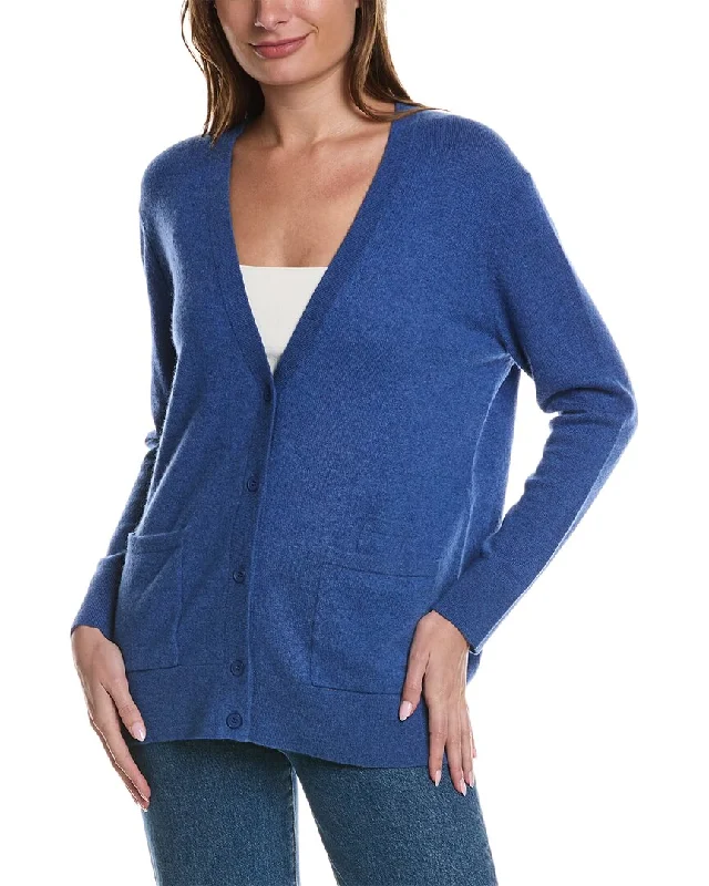 Luxurious Oversized Cardigan SweatersForte Cashmere Boyfriend Cashmere Cardigan