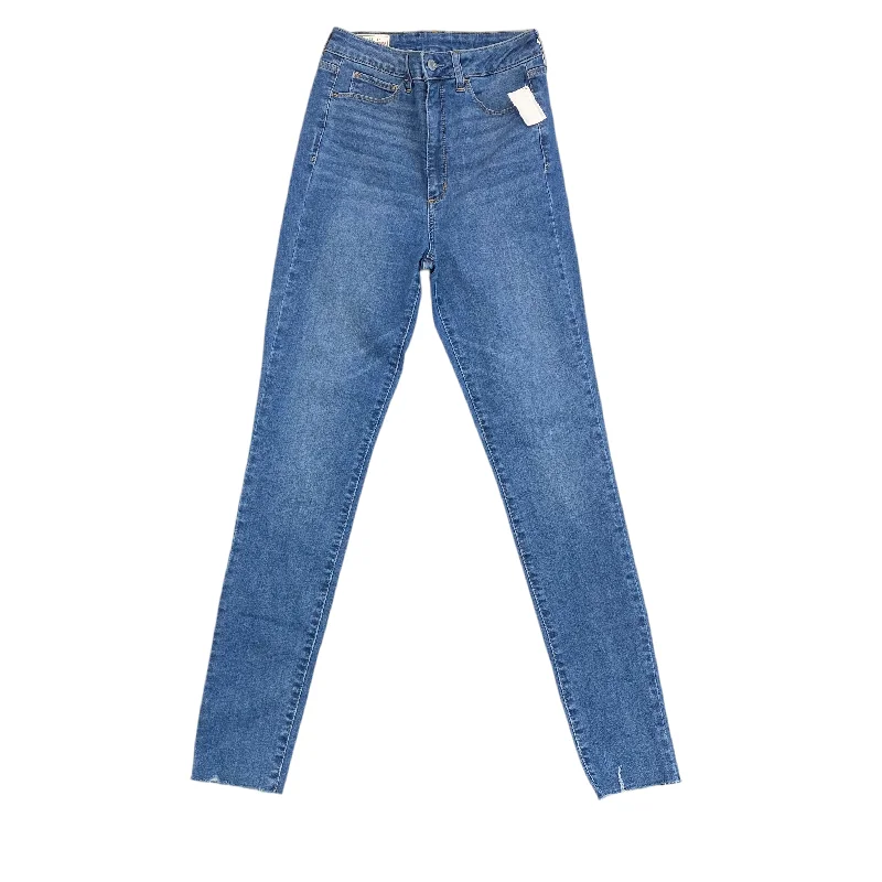 Jeans Skinny By Gap In Blue Denim, Size: 8