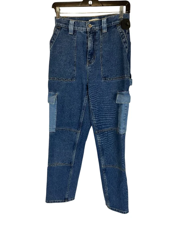 Jeans Straight By Pacsun In Blue Denim, Size: 2