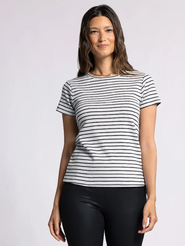 LT HT GREY BLACK STRIPE