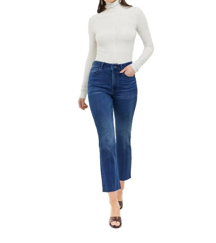 Linden Cropped Jeans In Blue Note