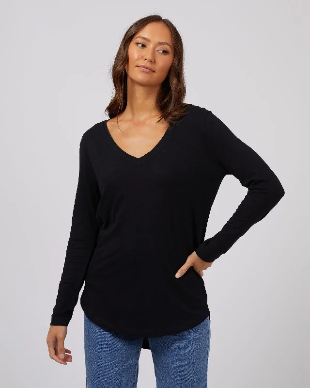 women's tops for smart casual looksSilent Theory Marvellous Long Sleeve