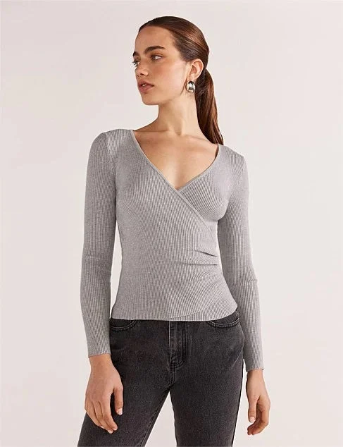 women's tops for creating capsule wardrobesStaple The Label Molly Knit Top