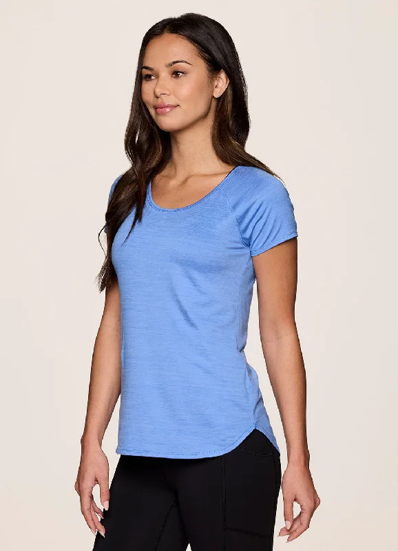 cropped women's topsStratus Soft Crewneck Tee