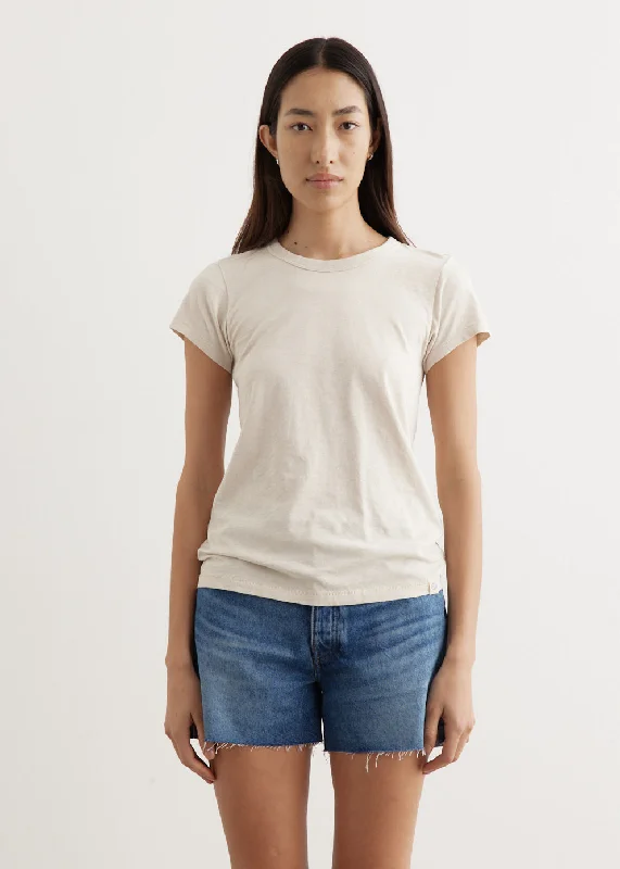 women's tops with cinched waistsSlub T-Shirt