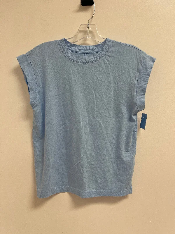 women's tops for everyday eleganceTop Short Sleeve By A New Day In Blue, Size: Xs