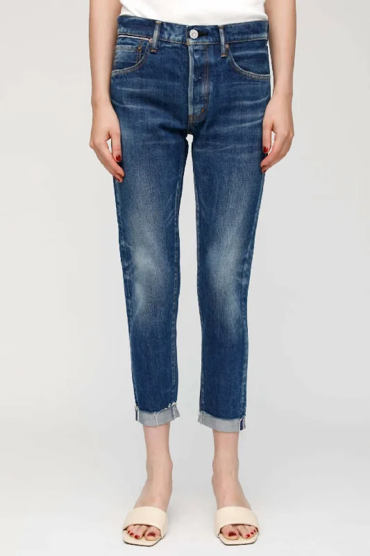 Wilbur Tapered Mid-Rise Jean In Blue