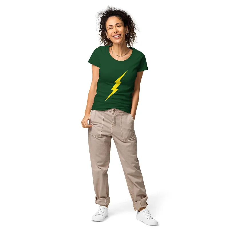 satin women's topsWomen’s Bolt Everyday Organic T-Shirt