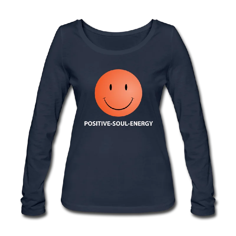 camisoles for womenWOMEN’S POSITIVE ENERGY ORGANIC COTTON LONGSLEEVE TEE